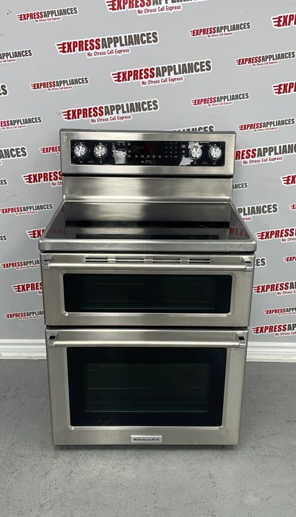 Used Kitchen Aid Convection Double-Oven Range For Sale
