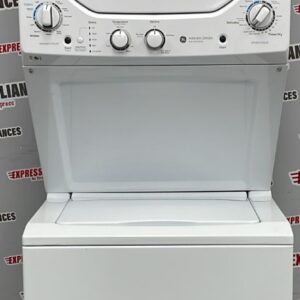 Used GE Stackable Washer Dryer Laundry Center GUD24ESMM1WW For Sale