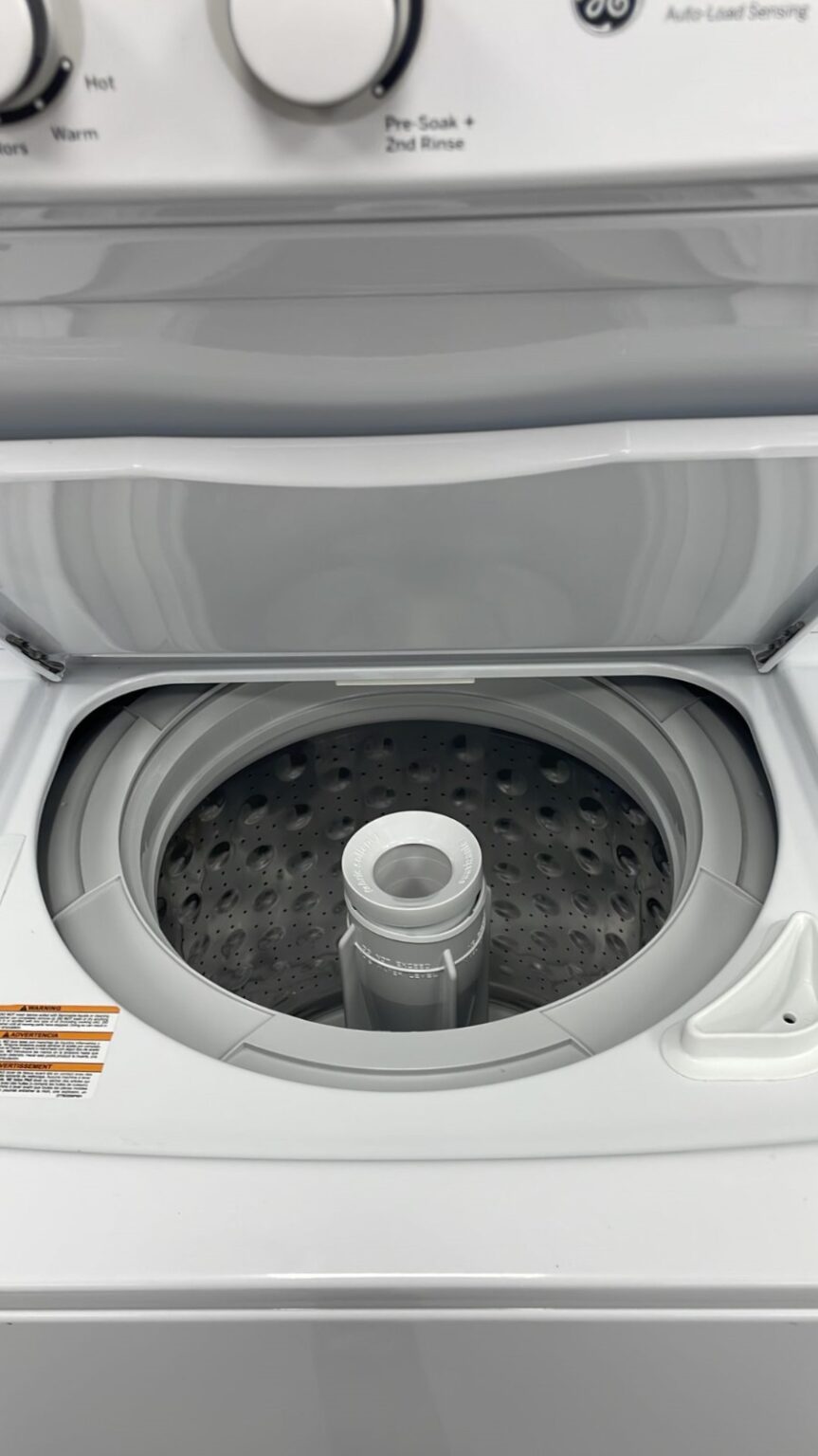 Used General Electric Stackable Washer Dryer GUD24ESMM1WW For Sale ️