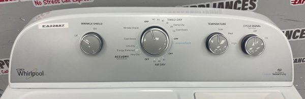 Used Whirlpool Electric 27” Dryer YWED49STBW1 For Sale