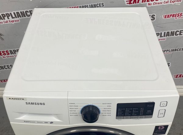 Used Samsung Front Load 24” Washing Machine WW22K6800AW/A2 For Sale