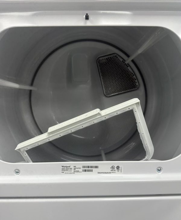 Used Whirlpool 27” Laundry Center Washer and Dryer YWET4027EW0 For Sale