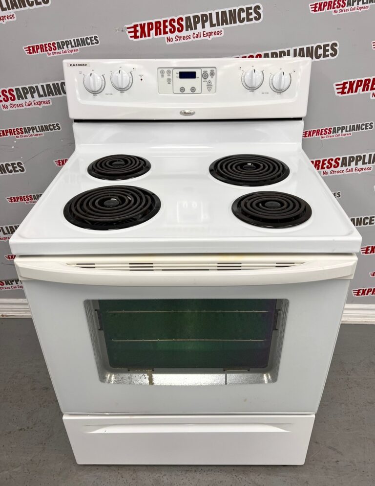 Used Whirlpool Electric Stove WERE3000SQ2 For Sale ️ Express Appliances