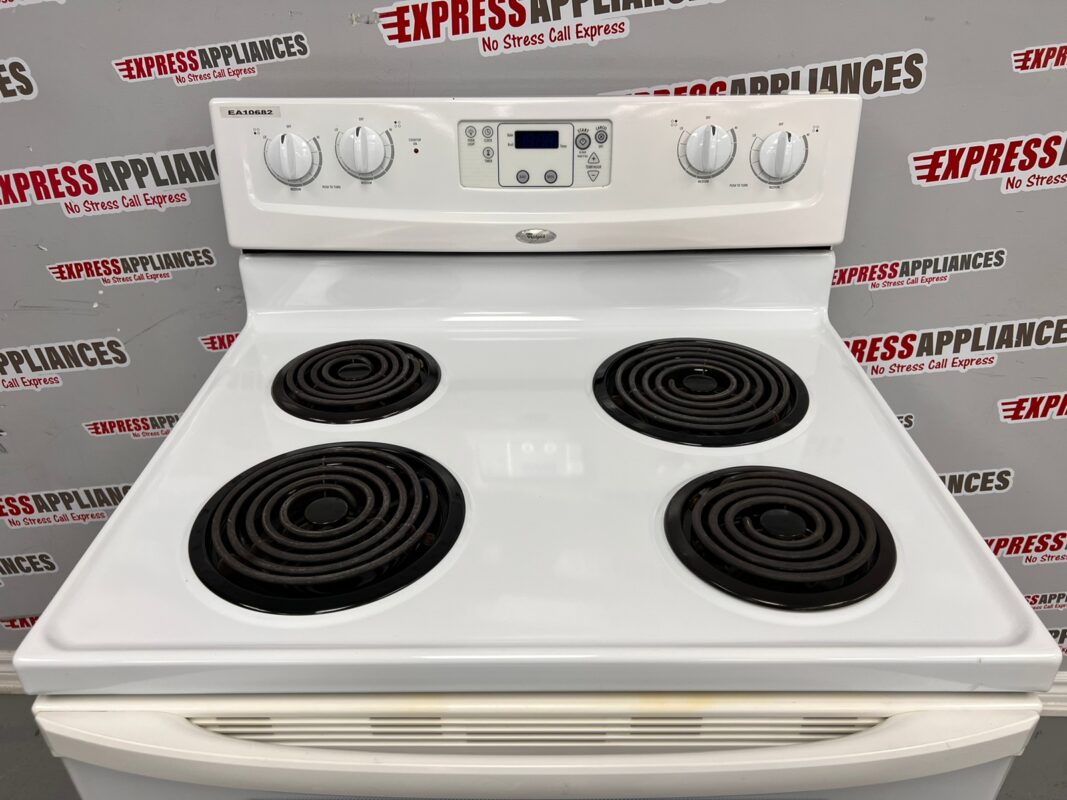 Used Whirlpool Electric Stove WERE3000SQ2 For Sale ️ Express Appliances