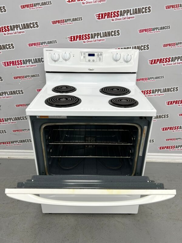 Used Whirlpool Electric Stove WERE3000SQ2 For Sale