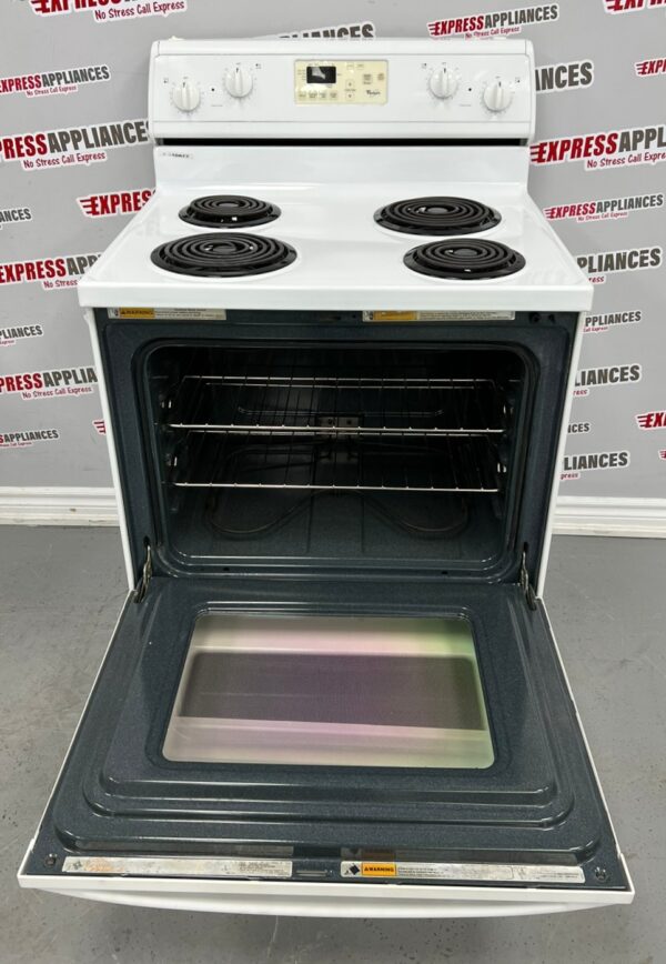 Used Whirlpool Coil Stove WERE3000PQ3 For Sale