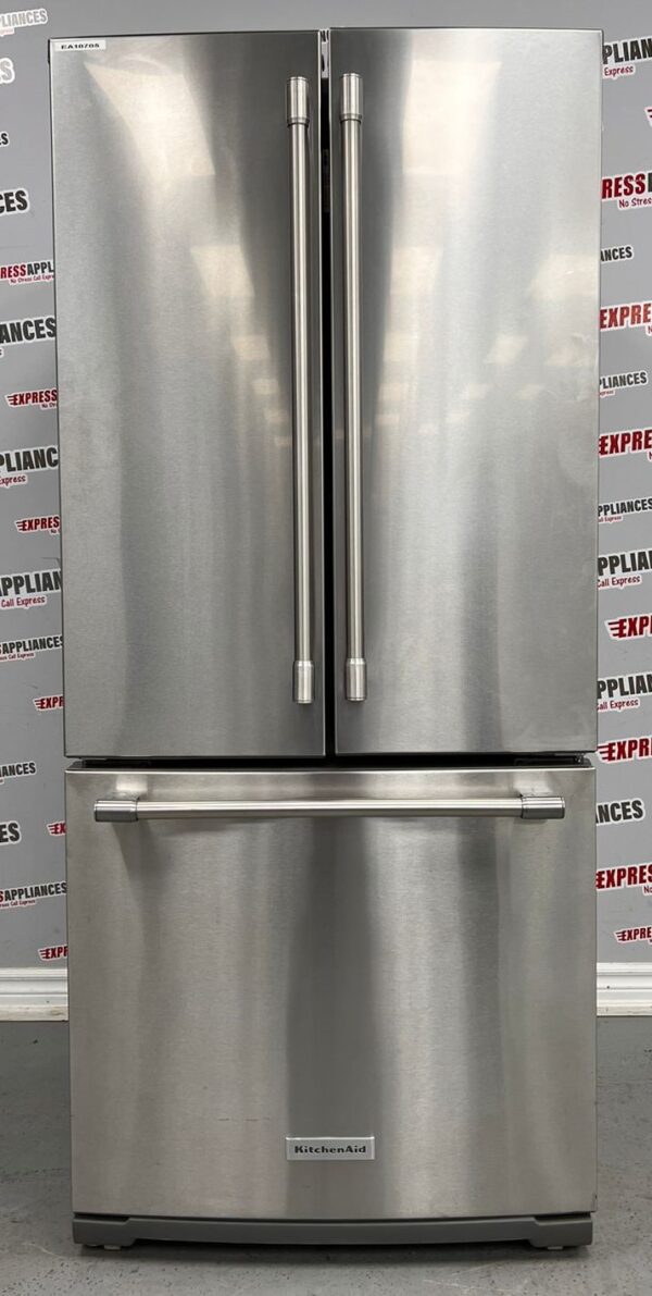 Used KitchenAid 30" Refrigerator KRFF300ESS01 For Sale