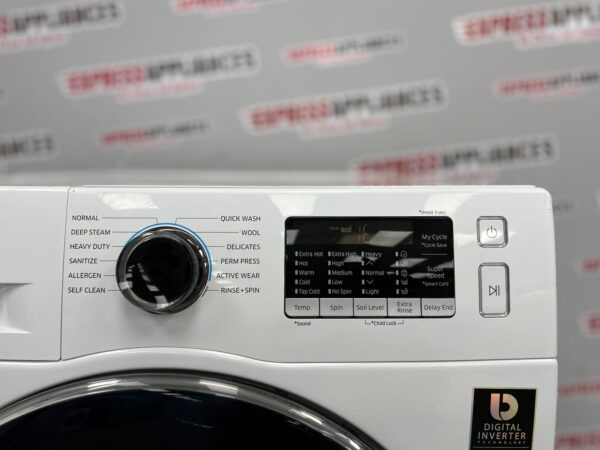 Used Samsung 24 Inch Washer WW22K6800AW/A2 For Sale