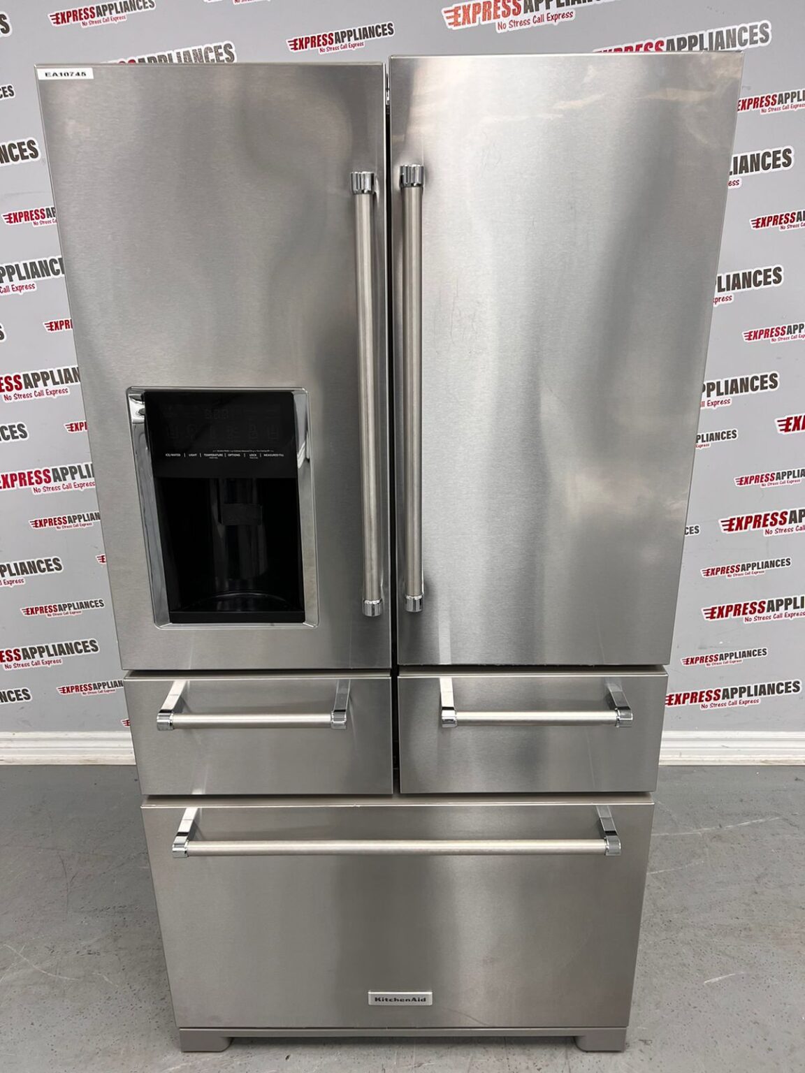 Used KitchenAid 36 Inch Fridge KRMF706ESS00 For Sale ️ Express Appliances