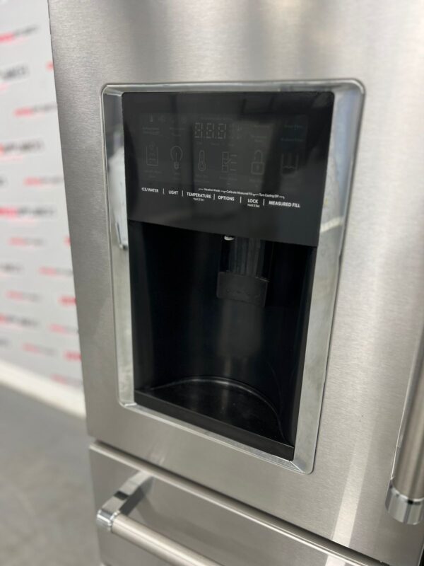 Used Five Door KitchenAid 36" Refrigerator KRMF706ESS01 For Sale