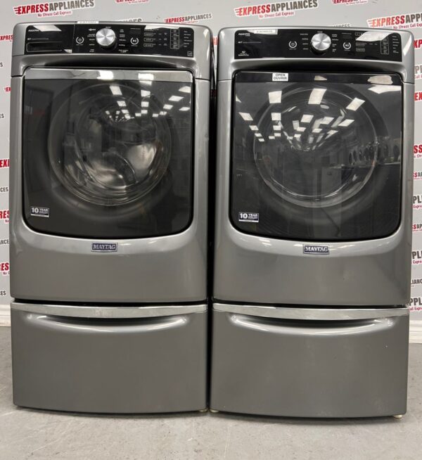 Used Maytag Washer and Dryer Set MHW7100DC0, YMED5100DC0 For Sale