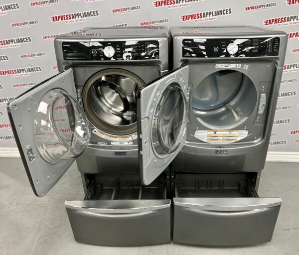 Used Maytag Washer and Dryer Set MHW7100DC0, YMED5100DC0 For Sale