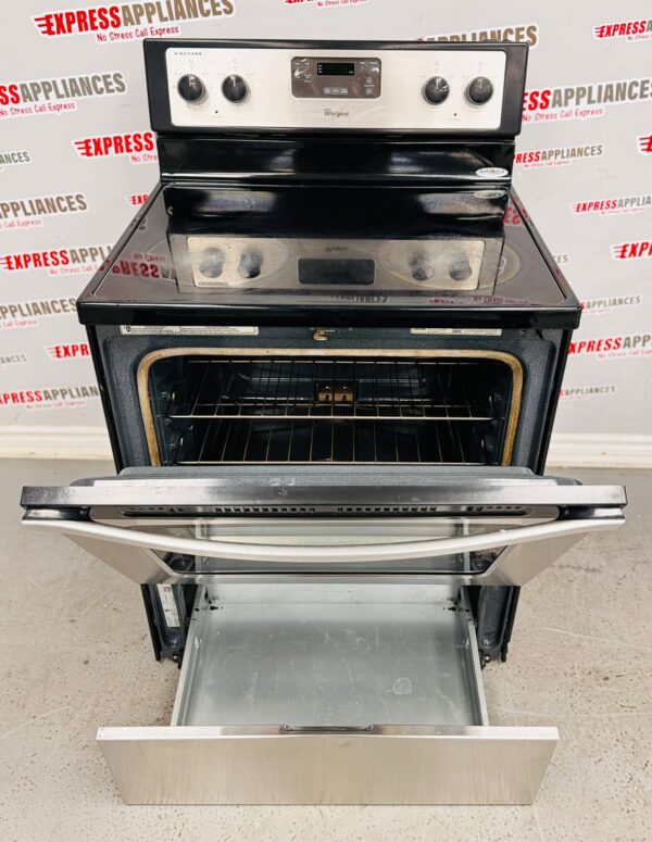 Used Whirlpool 30" Glass Top Range YWFE510S0AS0 For Sale