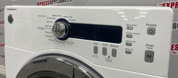 Used GE 24” Electric Stackable Dryer PCVH480EK0WW SKU: EA22817 For Sale