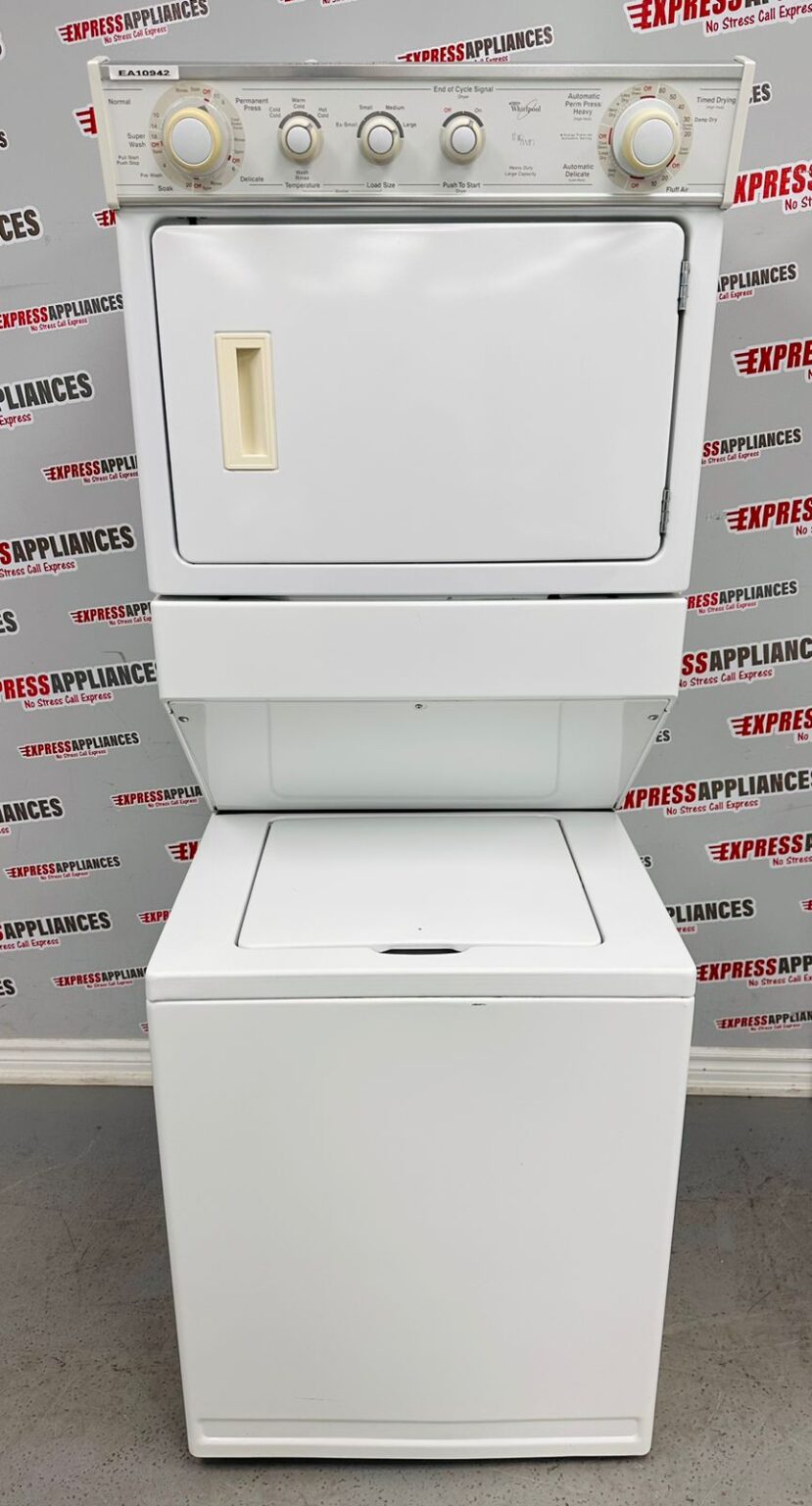 Used Whirlpool Stackable Washer And Dryer YLTE6234DQ5 For Sale | ️ ...