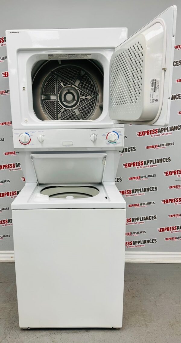 Used Frigidaire Stacked Washer And Dryer Laundry Tower Center MEX731CAS3 For Sale