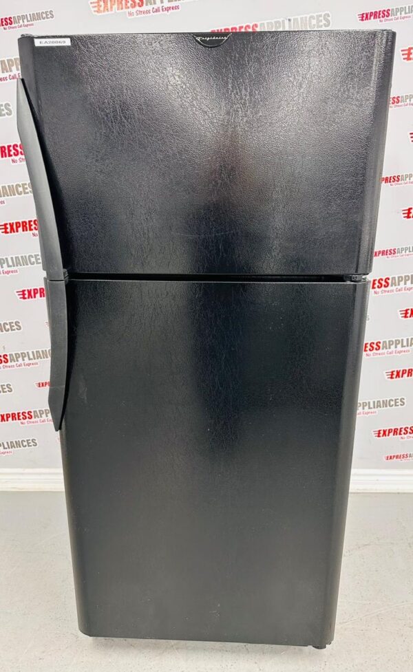 Used 30" Top Mount Black Frigidaire Refrigerator FRT18S6ABU For Sale