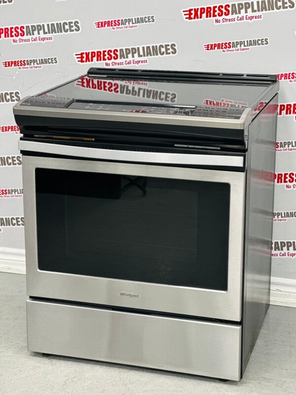 Used Whirlpool Slide-In Electric Range With Glass Top YWEE510S0FS2 For Sale