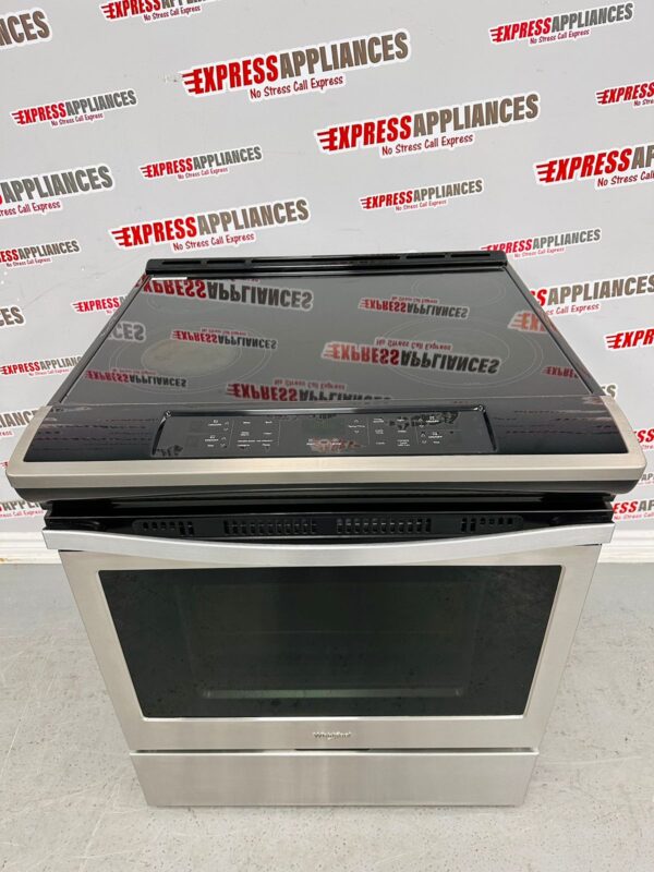 Used Whirlpool Slide-In Electric Range With Glass Top YWEE510S0FS2 For Sale