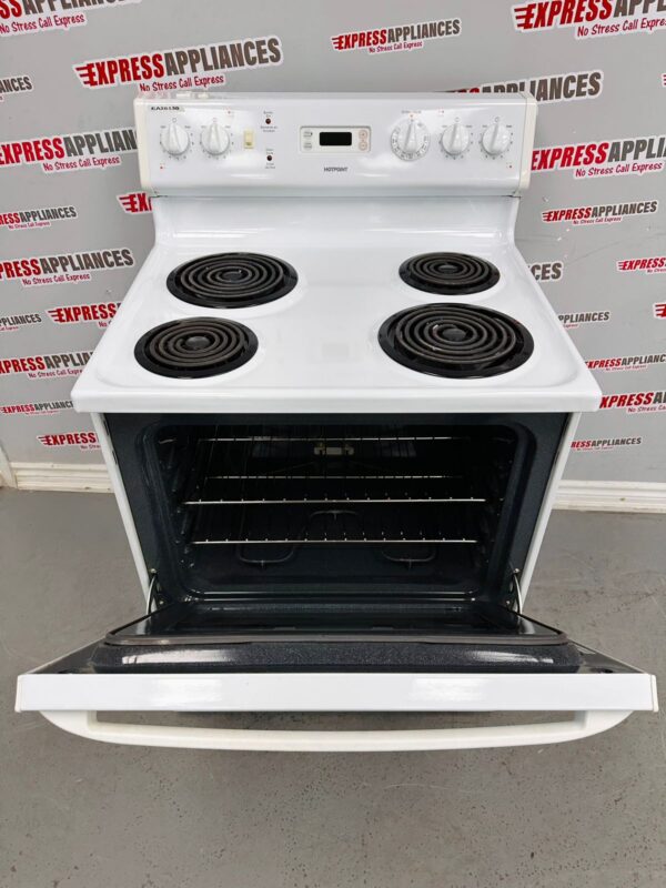 Used GE 30" Coil Burner Stove RCBS536DN2WW For Sale