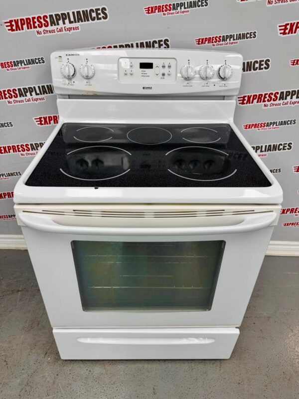 Used Kenmore Glass top Stove 970-689121  For Sale