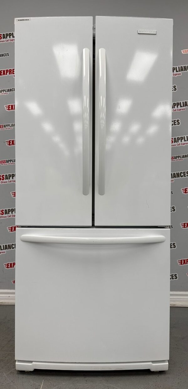 Used KitchenAid 30" French Door Refrigerator KFFS20EYWH01 For Sale