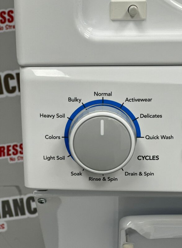 Used Frigidaire Washer And Dryer Laundry Center/Tower FLCE752CAW3 For