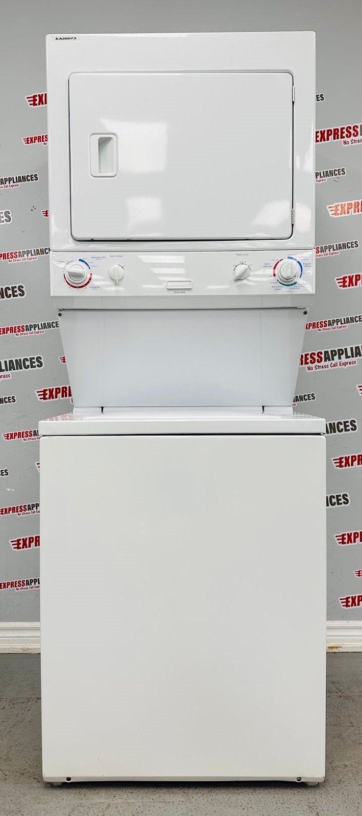 Used Frigidaire Stackable Washer And Dryer MEX731CAS3 For Sale ️