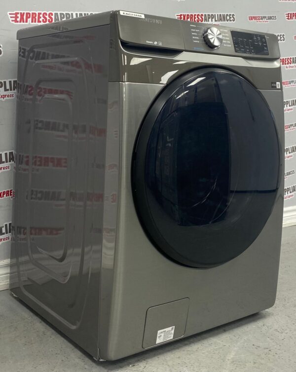 Floor Model Samsung Front Load 27” Washing Machine WF45R6100AP For Sale