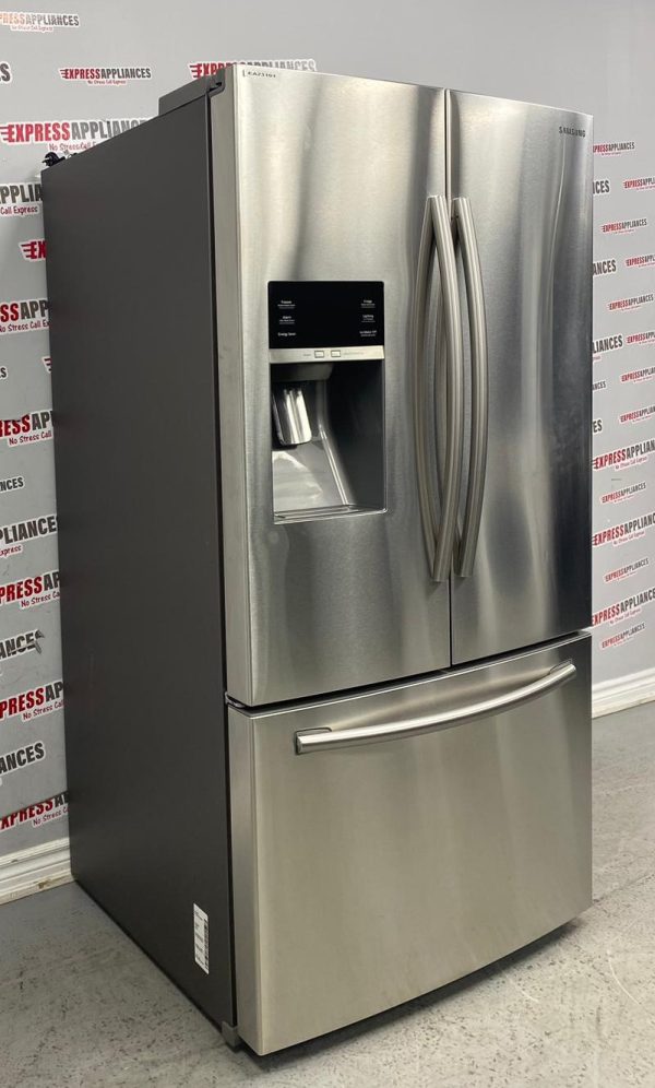 Used Samsung 36” French Door Refrigerator RF28HFEDBSR For Sale