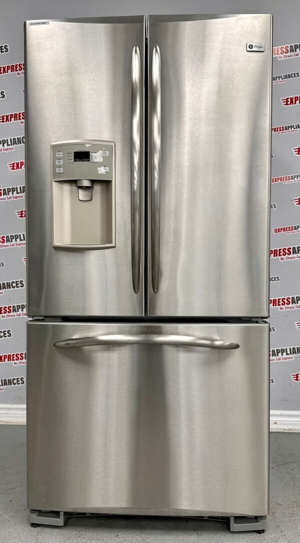 Used 33" French Door GE Refrigerator PFSS2MJYISS For Sale