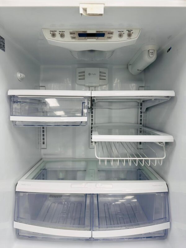 Used 30” GE French Doors Refrigerator PFSF0MFZEWW For Sale
