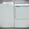 Used GE Side By Side 27 Washer and Dryer Set GTW330BMMWW GTD46EDMN0WS