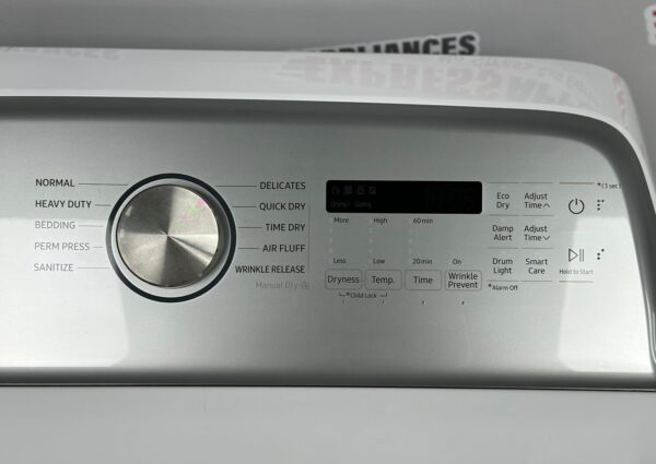 Open Box Samsung Electric Dryer DVE50T5205W For Sale