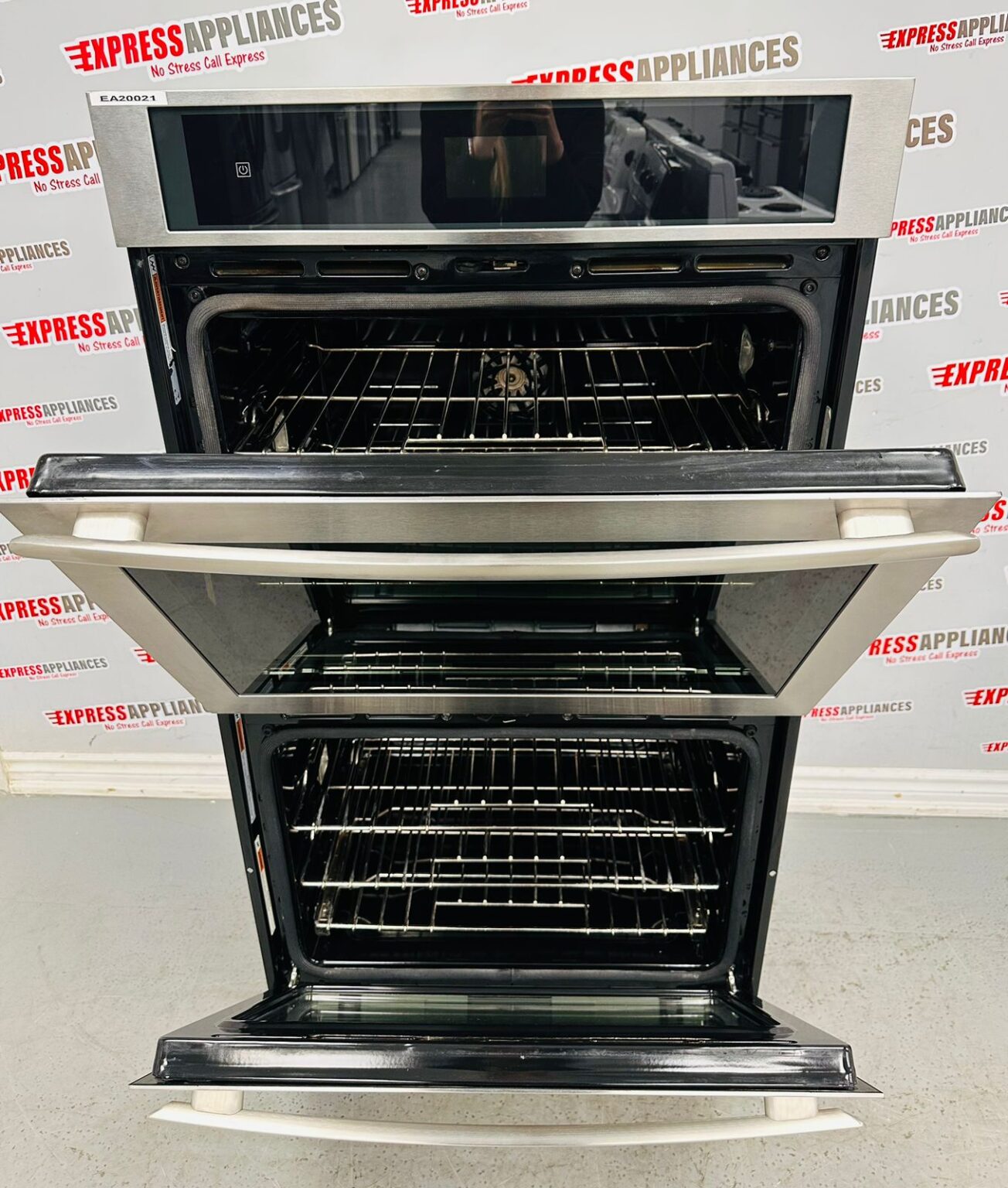 Used JennAir Euro Style Double Wall Oven JJW2830DS02 For Sale ️