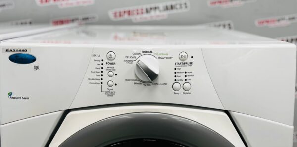 Used Whirlpool Stackable 27” Washer and Dryer Set WFW9150WW01 YWED9150WW1 For Sale