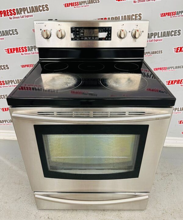 Used Samsung 30" Glass Top Stove EE-R700WX For Sale