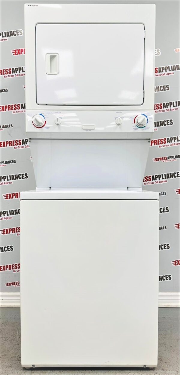 Used Frigidaire 27" Stacked Washer And Dryer Tower MEX731CAS3 For Sale