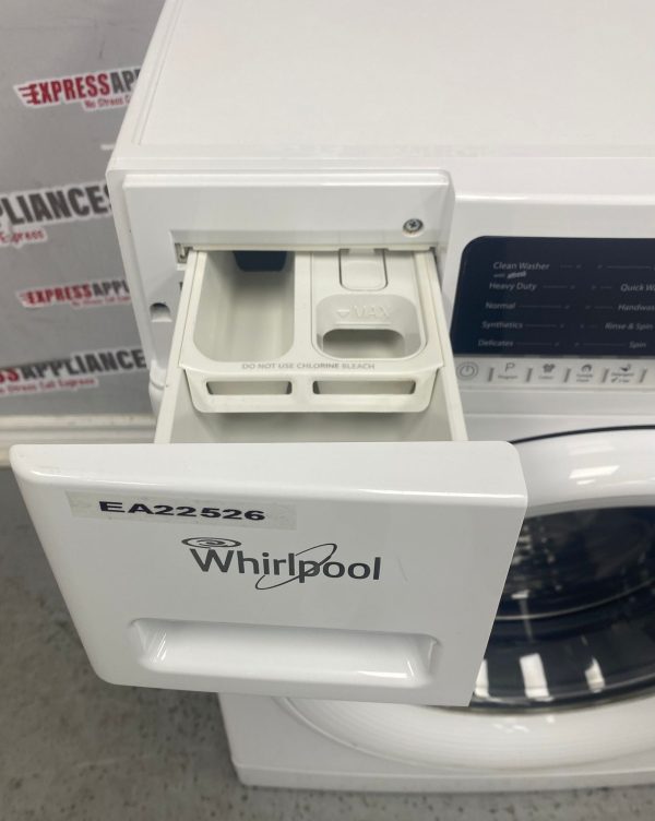 Used Whirlpool Front Load 24” Washing Machine WFW3090GW For Sale