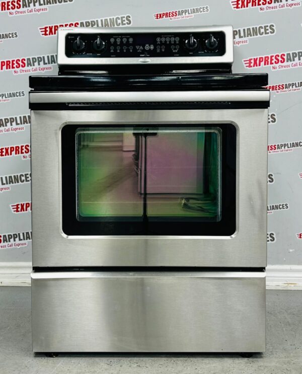 Used Whirlpool 30” Glass Top Stove YGFE461LVS0 For Sale