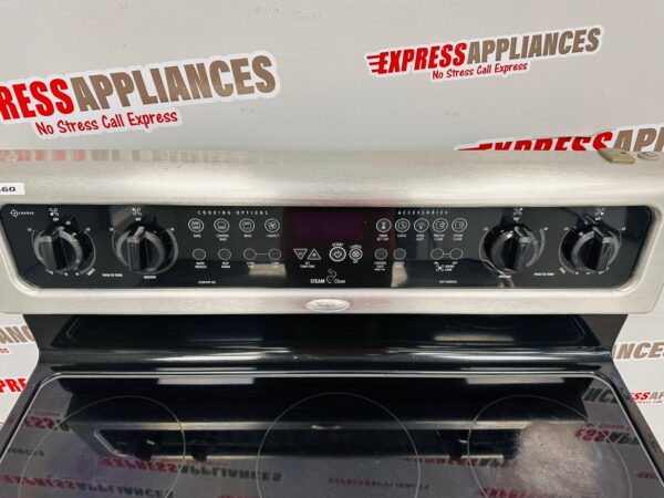 Used Whirlpool 30” Glass Top Stove YGFE461LVS0 For Sale