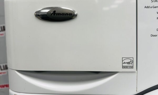 Used Amana 27” Washer/Dryer Stackable Set YWFW9050XW00 YNED7300WW1 For Sale