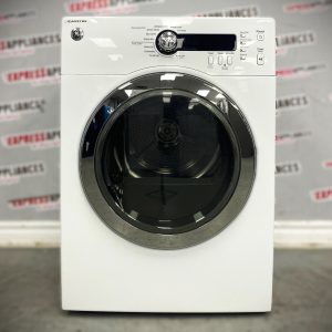 Used GE Electric 24” Stackable Dryer PCVH480EKWW SKU: EA22752 For Sale