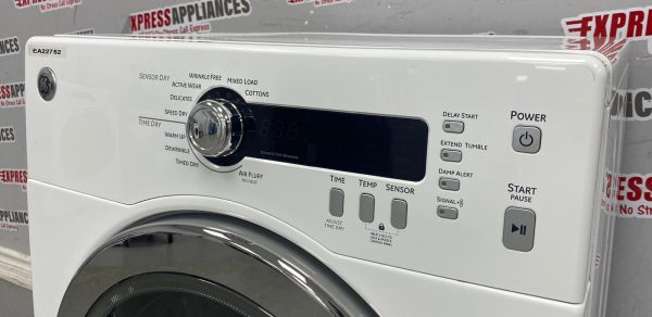 Used GE Electric 24” Stackable Dryer PCVH480EKWW SKU: EA22752 For Sale