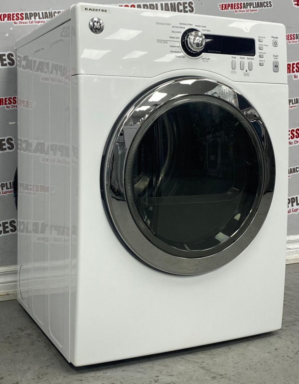 Used GE Electric 24” Stackable Dryer PCVH480EKWW SKU: EA22752 For Sale