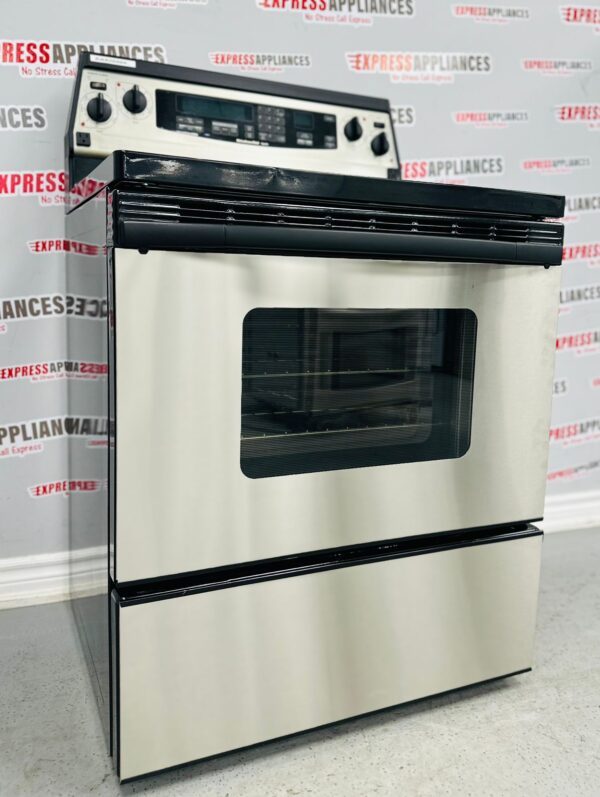 Used KitchenAid 30" Glass Top Convection Range YKERC507HS2 For Sale
