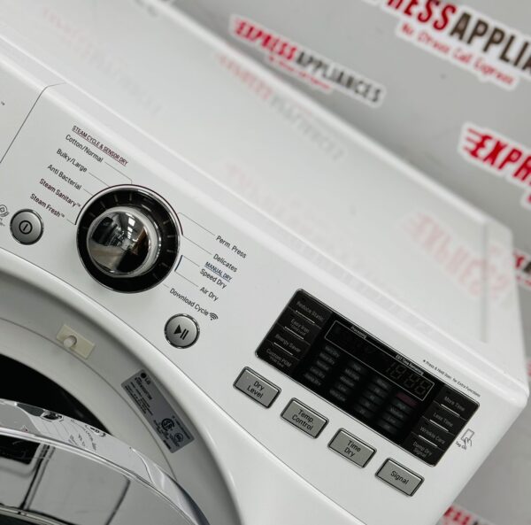 Used LG Electric 27” Stackable Dryer DLEX3370W For Sale