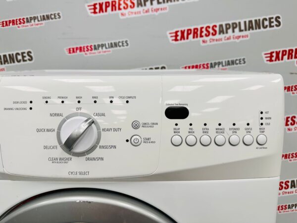 Used Whirlpool Front Load 24” Washing Machine WFC7500VW2 For Sale
