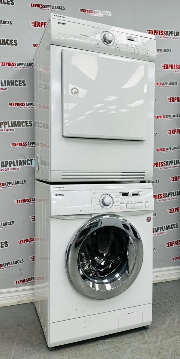 Used Kenmore 24” Washer and Dryer Stackable Set Models: 80002, 501-40002 For Sale