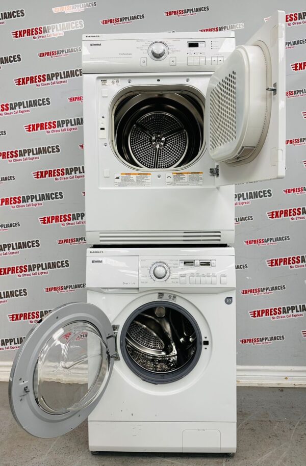 Used Kenmore 24” Washer and Dryer Stackable Set Models: 80002, 501-40002 For Sale